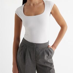 NWT Express body contour, high compression scoop neck, cap sleeve bodysuit